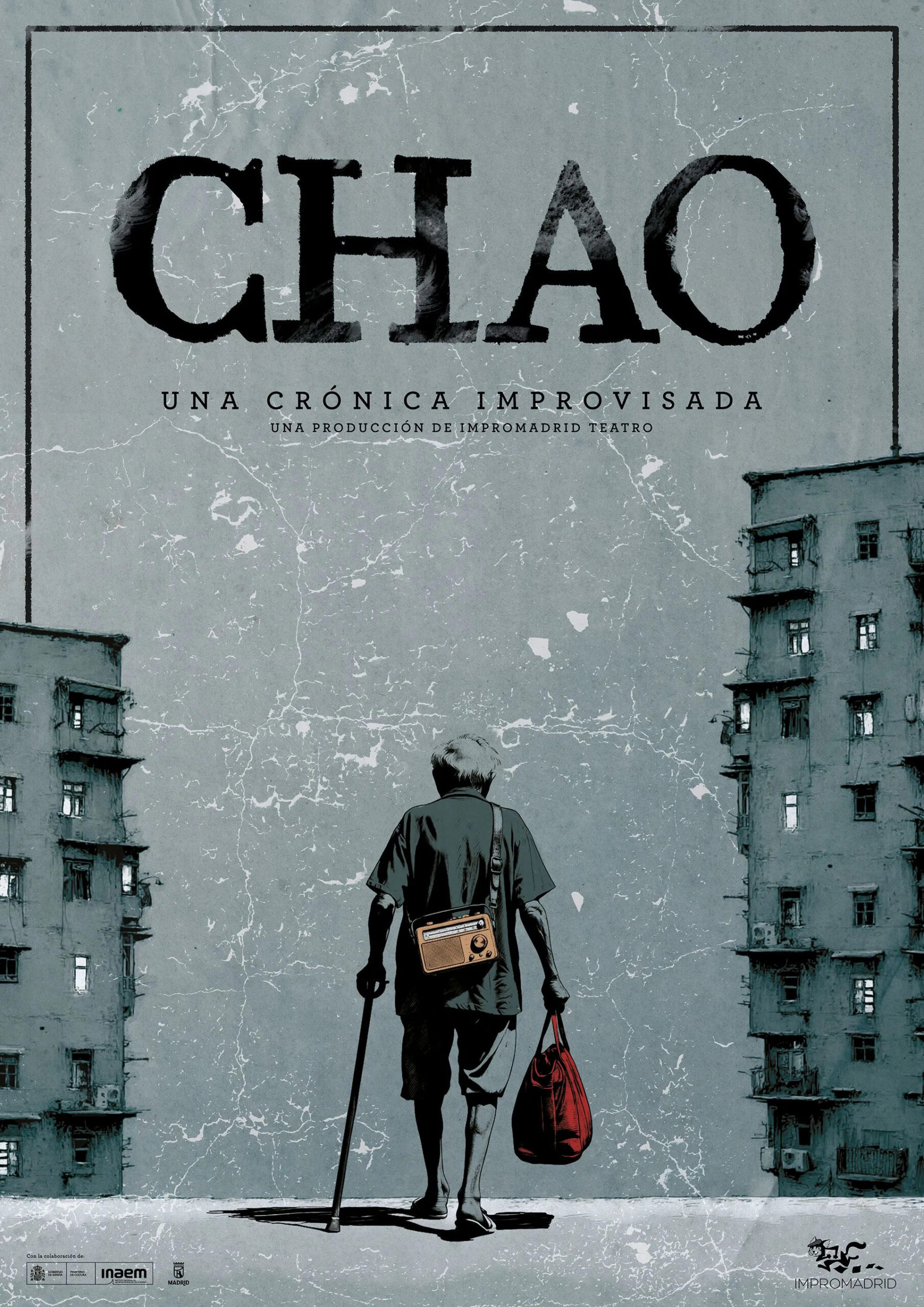 Cartaz ImproMadrid - Espontâneo